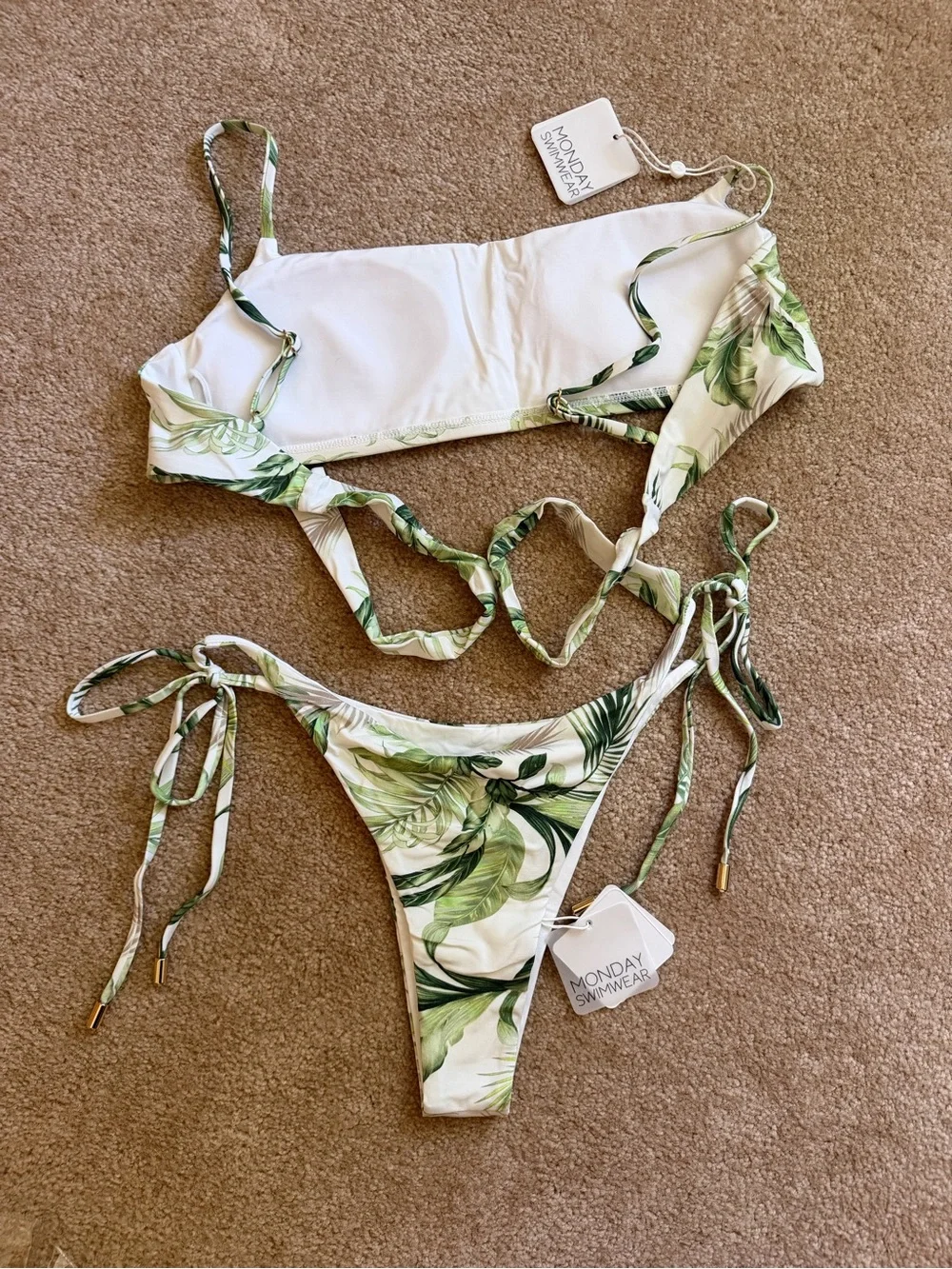 Monday Swimwear Palm Bikini set